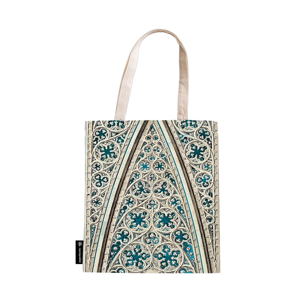 Vault of the Milan Cathedral (Duomo di Milano) Canvas Bag, 9781439798669