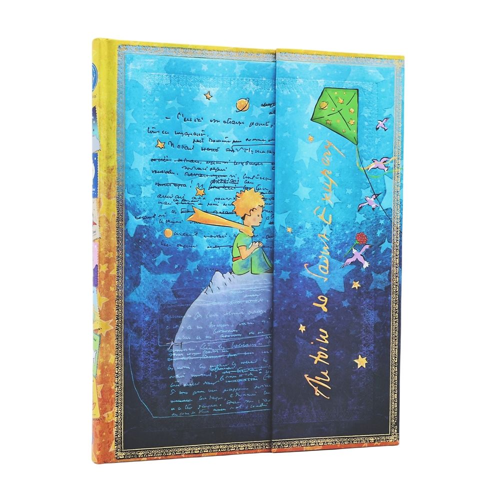 Saint-Exupéry, The Little Prince (Embellished Manuscripts Collection) Ultra Unlined Hardcover Journal (Wrap Closure) by Paperblanks - ISBN: 9781439798805
