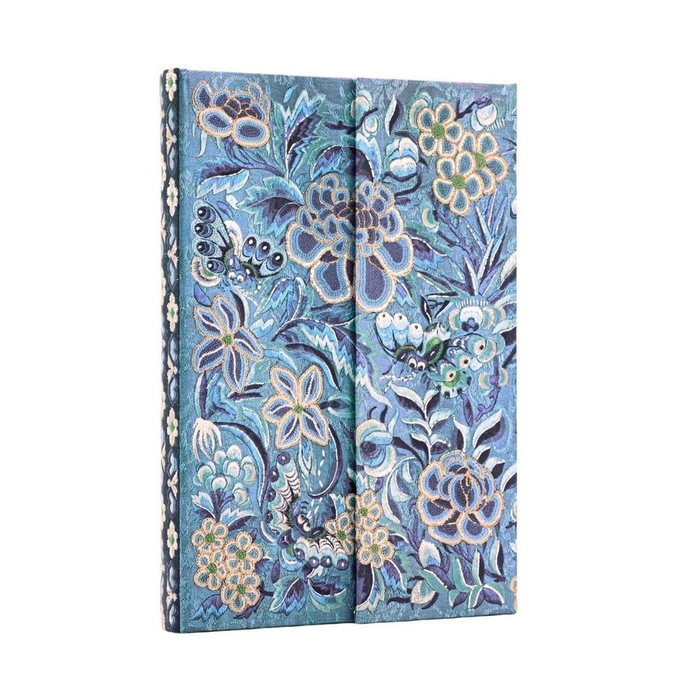 Blue Willow (Celebrate Hanfu) Mini Lined Hardcover Journal (Wrap Closure) by Paperblanks - ISBN: 9781439798973
