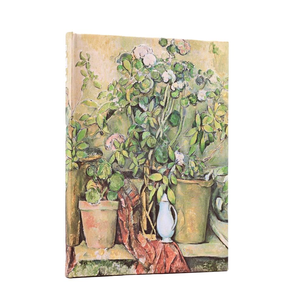 Cezanne’s Terracotta Pots and Flowers Midi Address Book (Elastic Band Closure) by Paperblanks - ISBN: 9781439799000