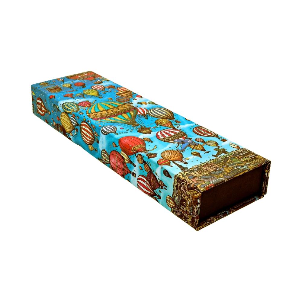 Balloon Festival (Pierre the Maze Detective) Pencil Case (Wrap Closure) by Paperblanks - ISBN: 9781439799291