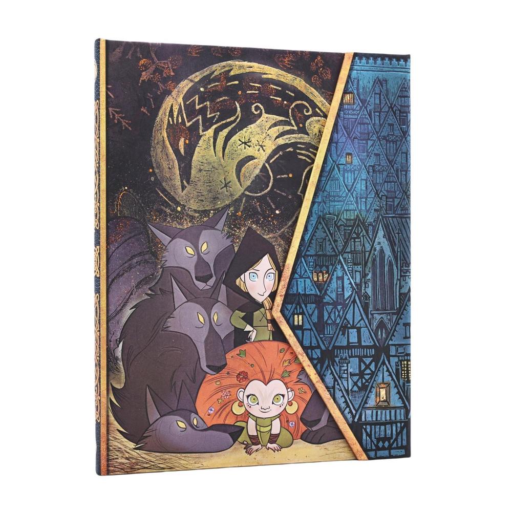 WolfWalkers (Irish Folklore Trilogy) Ultra Lined Hardcover Journal (Wrap Closure) by Paperblanks - ISBN: 9781439799697