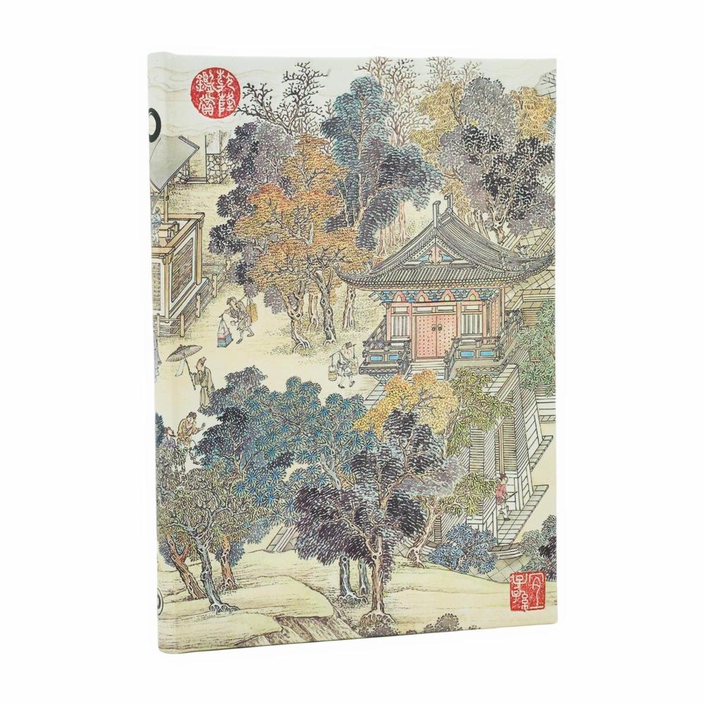 Golden Age of Prosperity (An Era in Jinling) Midi Unlined Hardcover Journal (Elastic Band Closure) by Paperblanks - ISBN: 9781439799758