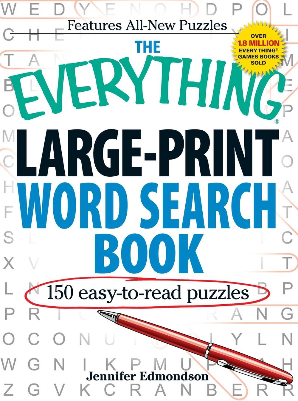 The Everything Large-Print Word Search Book by Jennifer Edmondson - ISBN: 9781440503191