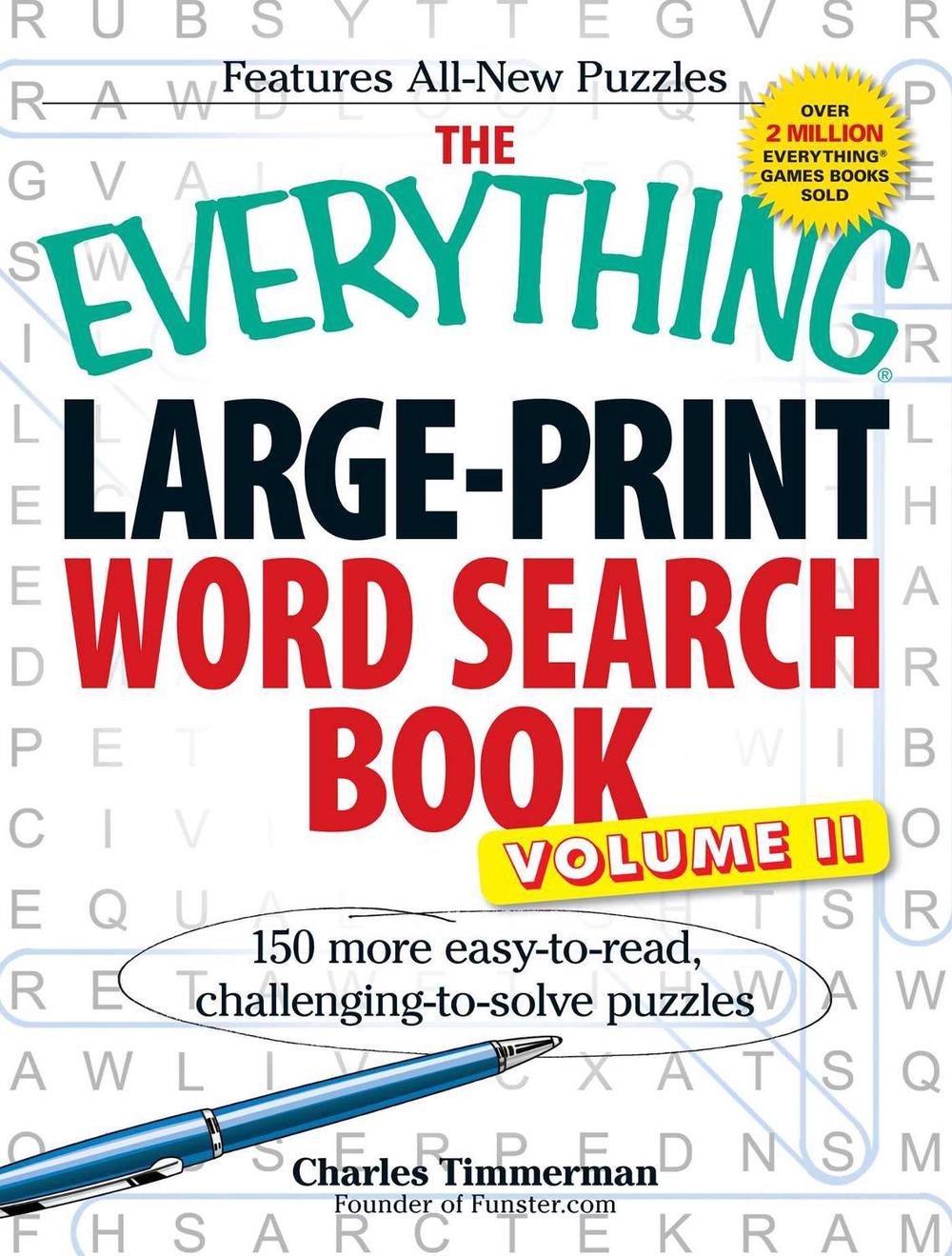 The Everything Large-Print Word Search Book, Volume II by Charles Timmerman - ISBN: 9781440510250
