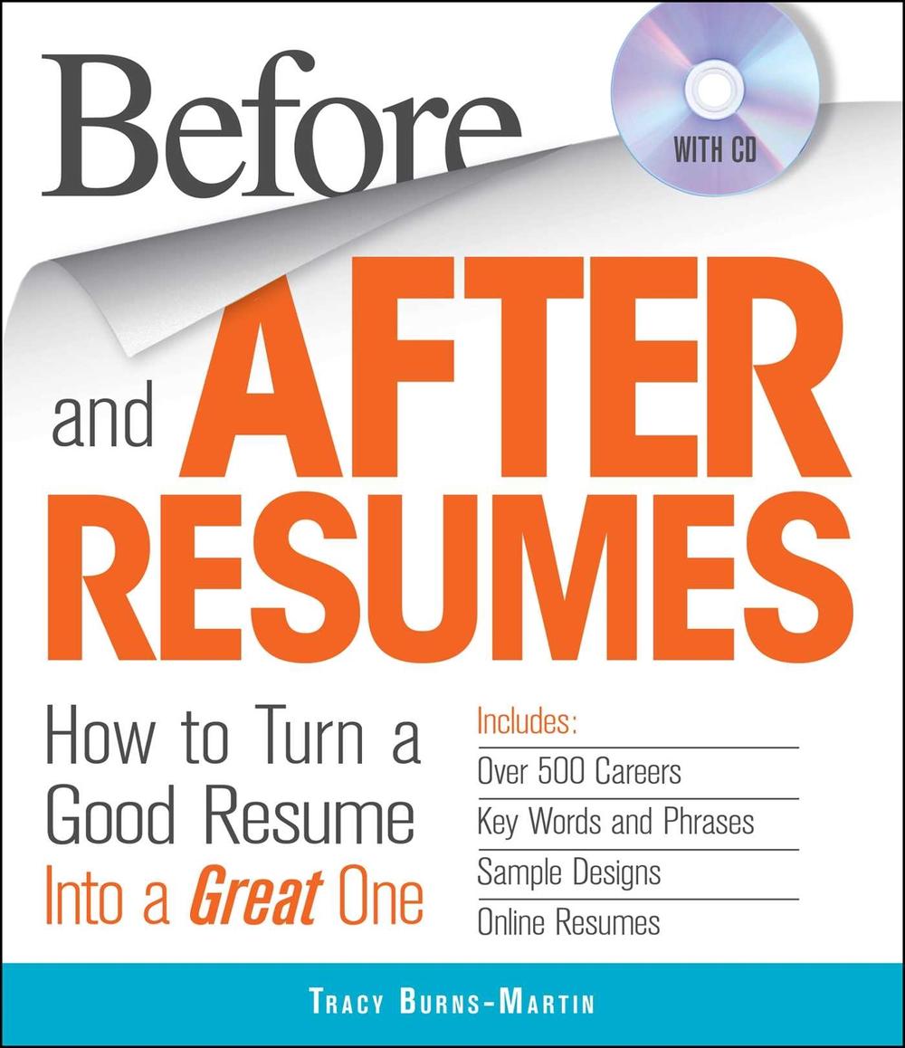 Before and After Resumes with CD by Tracy Burns-Martin - ISBN: 9781440525070