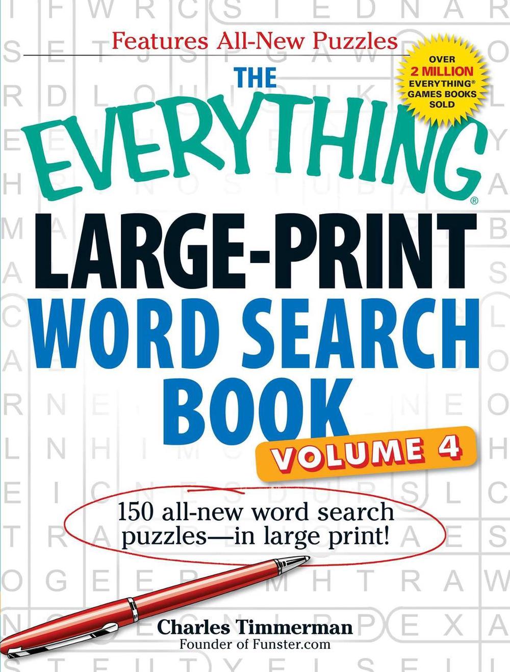The Everything Large-Print Word Search Book, Volume IV by Charles Timmerman - ISBN: 9781440538858