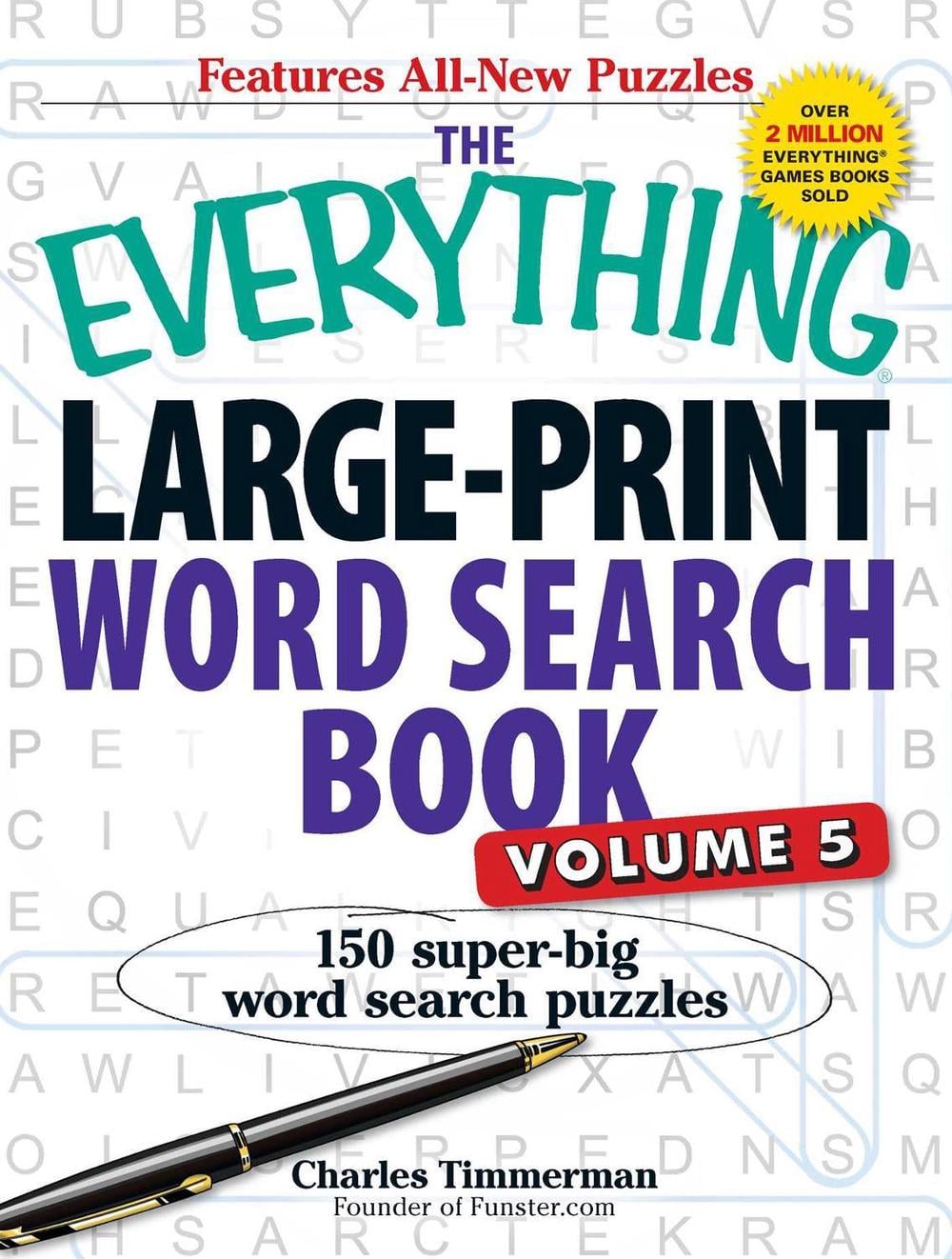 The Everything Large-Print Word Search Book, Volume V by Charles Timmerman - ISBN: 9781440545641