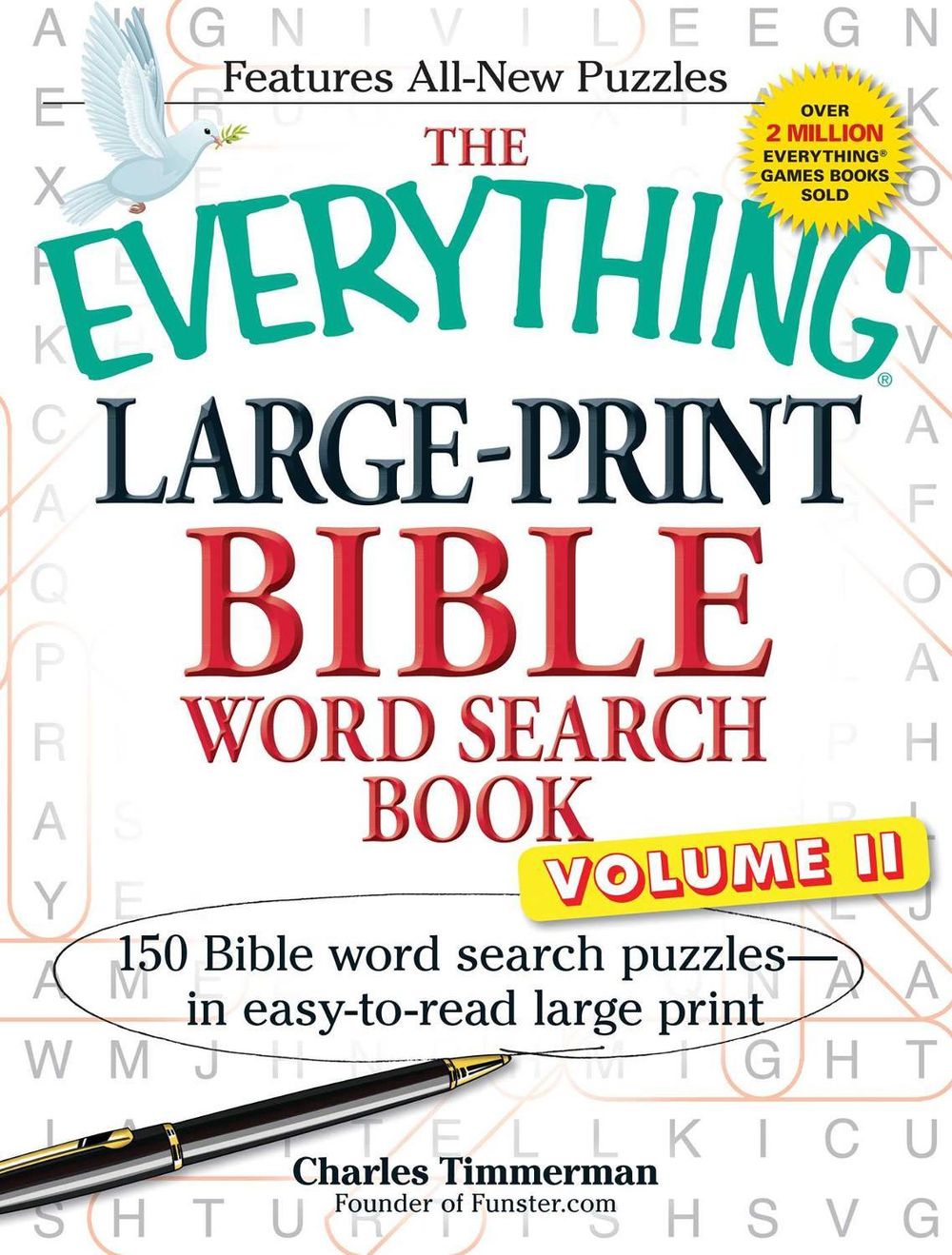 The Everything Large-Print Bible Word Search Book, Volume II by Charles Timmerman - ISBN: 9781440559303