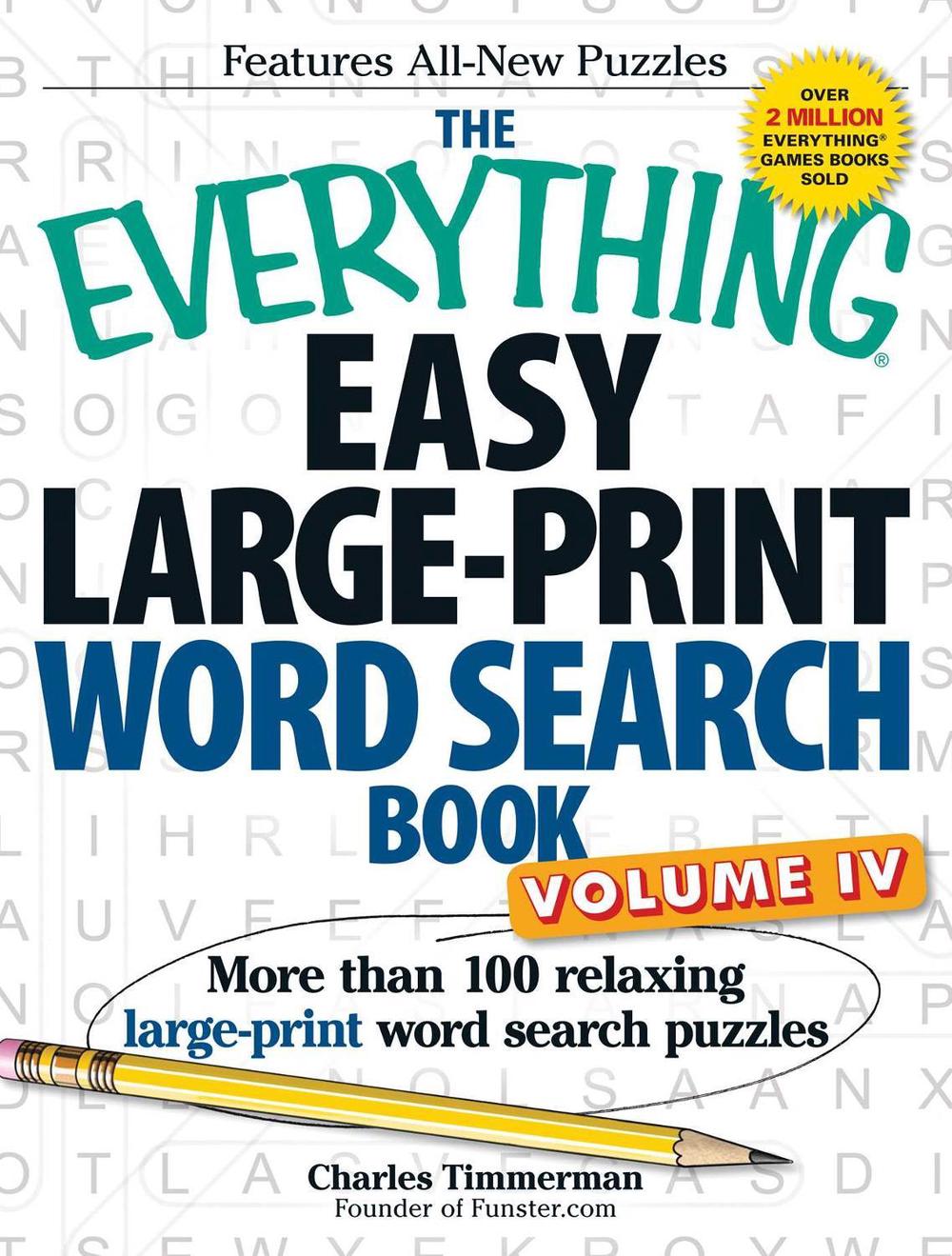 The Everything Easy Large-Print Word Search Book, Volume IV by Charles Timmerman - ISBN: 9781440566844