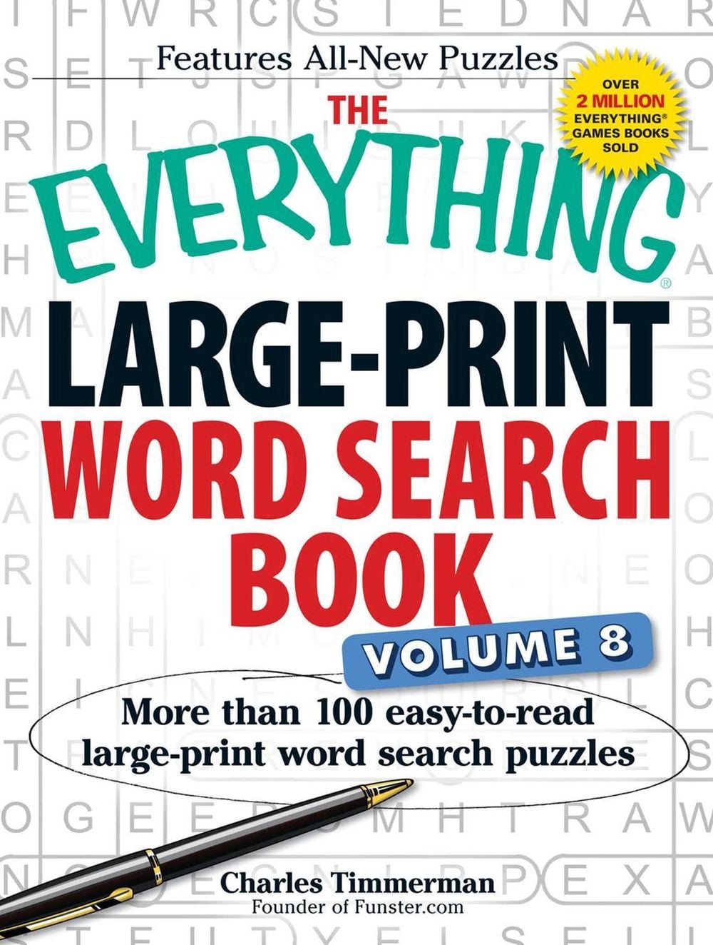 The Everything Large-Print Word Search Book Volume 8 by Charles Timmerman - ISBN: 9781440583513