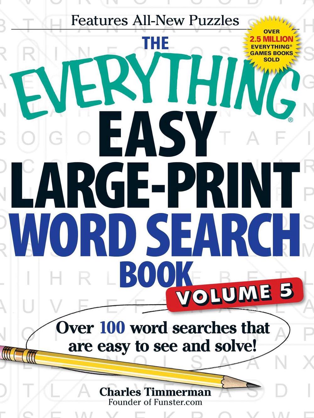 Everything Easy Large-print Word Search Book, Volume 5 by Charles Timmerman - ISBN: 9781440585395