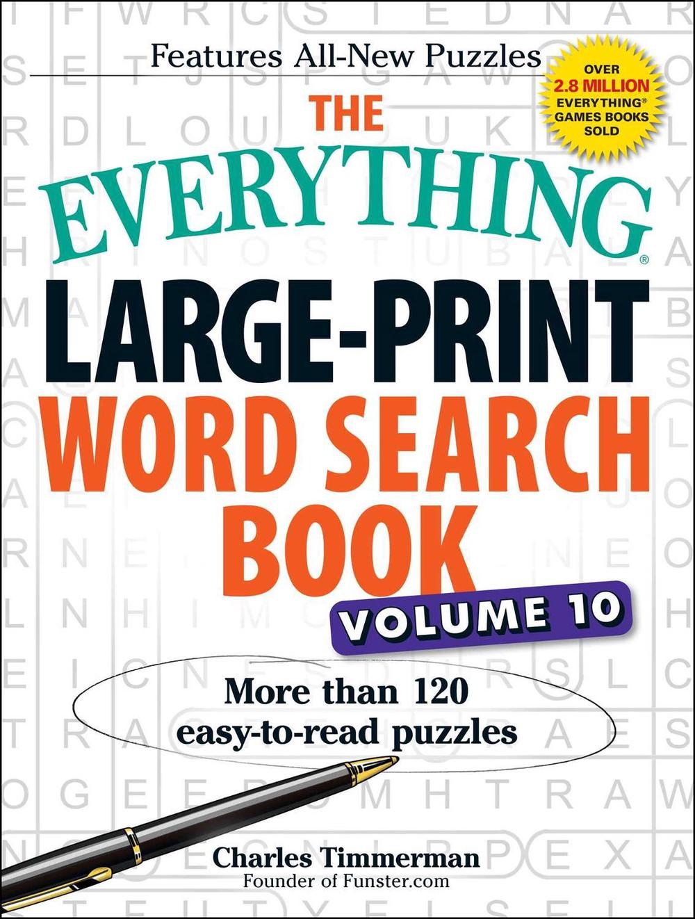 The Everything Large-Print Word Search Book, Volume 10 by Charles Timmerman - ISBN: 9781440594403