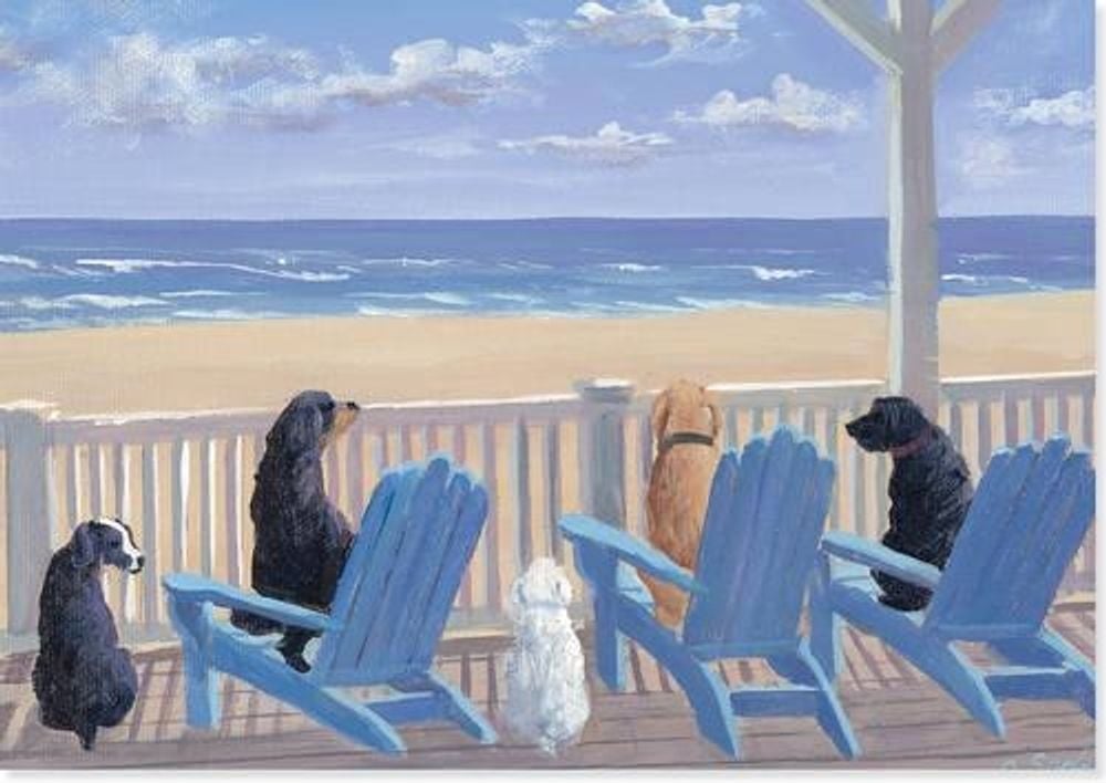 Inc Peter Pauper Press Note Card Dogs on Deck Chairs by Inc Peter Pauper Press - ISBN: 9781441303622