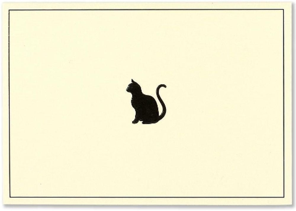 Inc Peter Pauper Press Note Card Black Cat by Inc Peter Pauper Press - ISBN: 9781441328076