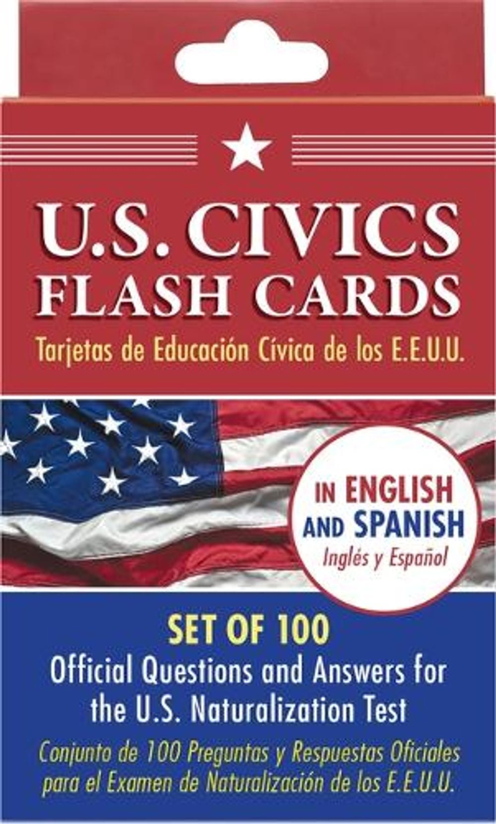 Bilingual Us Citizenship Flash Card Set (128 Official Citizenship Questions - Tarjetas de Educación Cívica de Los E.E.U.U.) by Peter Pauper Press Inc - ISBN: 9781441347602