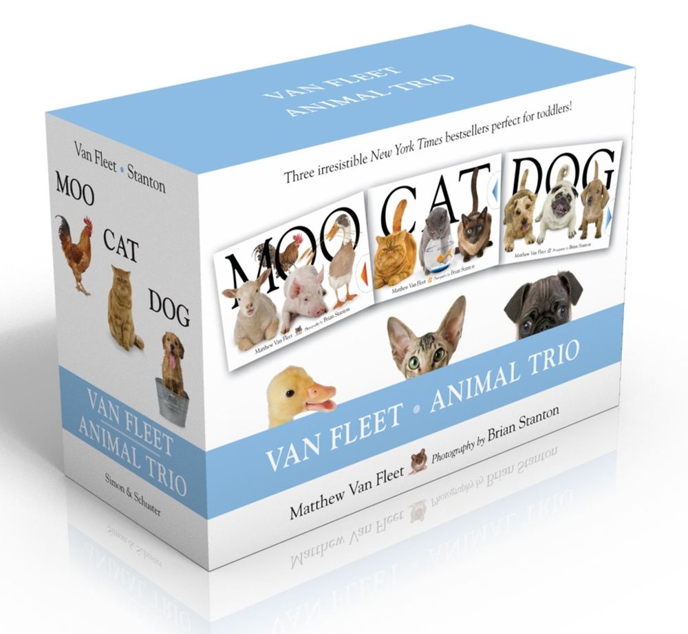 Van Fleet Animal Trio: Moo; Cat; Dog by Fleet Matthew Van - ISBN: 9781442484504