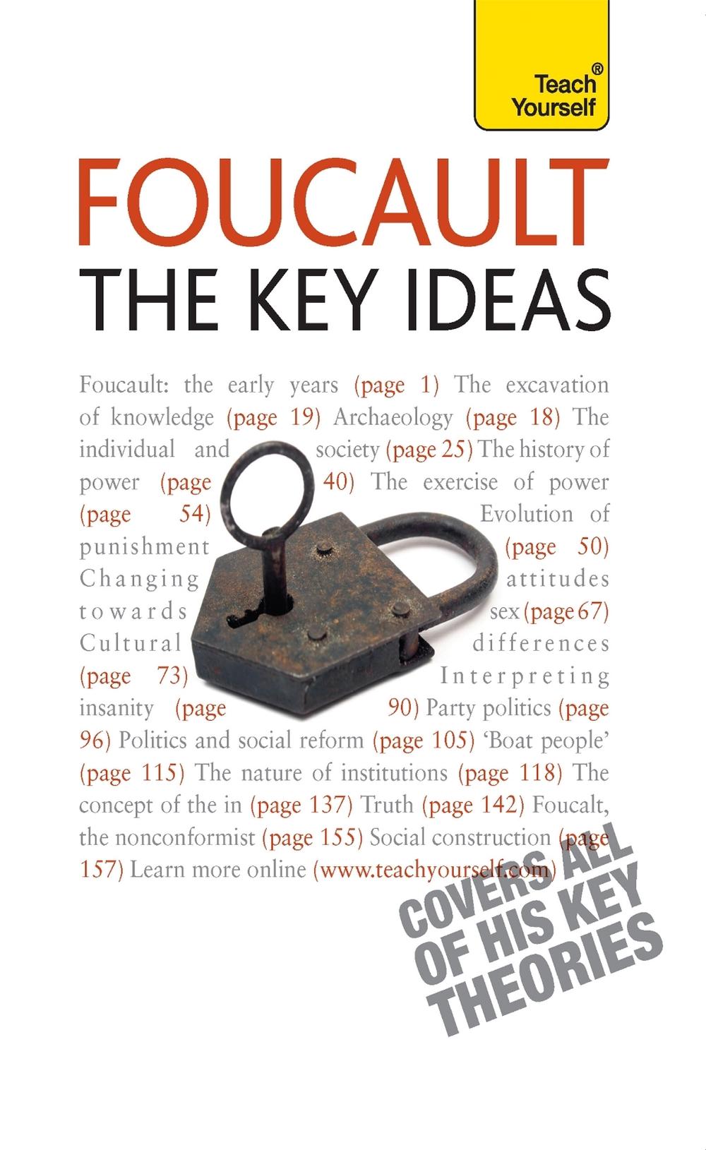 Foucault - The Key Ideas by Paul Oliver - ISBN: 9781444102239