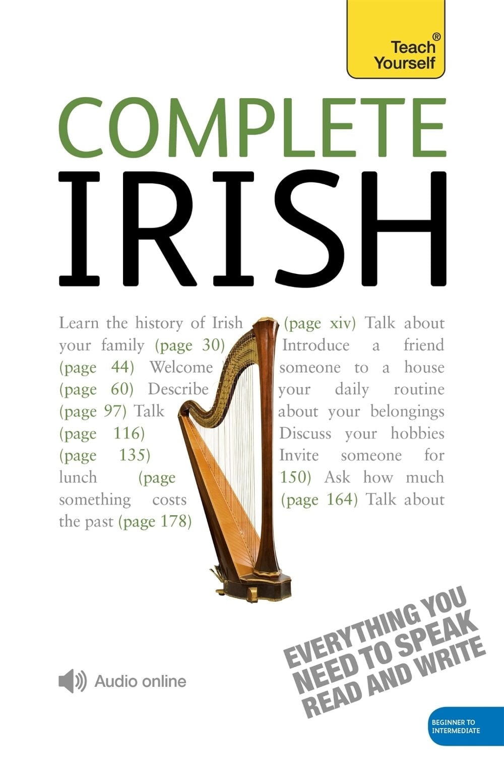Complete Irish Beginner to Intermediate Book and Audio Course by Diarmuid O. Se - ISBN: 9781444102352