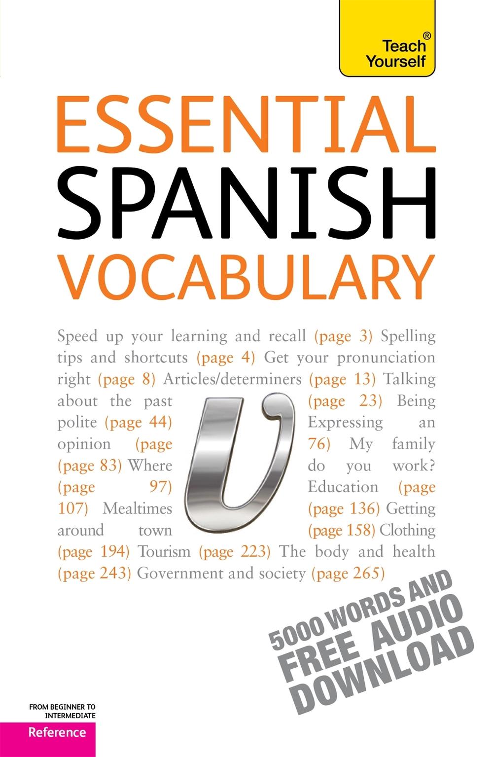 Essential Spanish Vocabulary: Teach Yourself by Mike Zollo - ISBN: 9781444103588