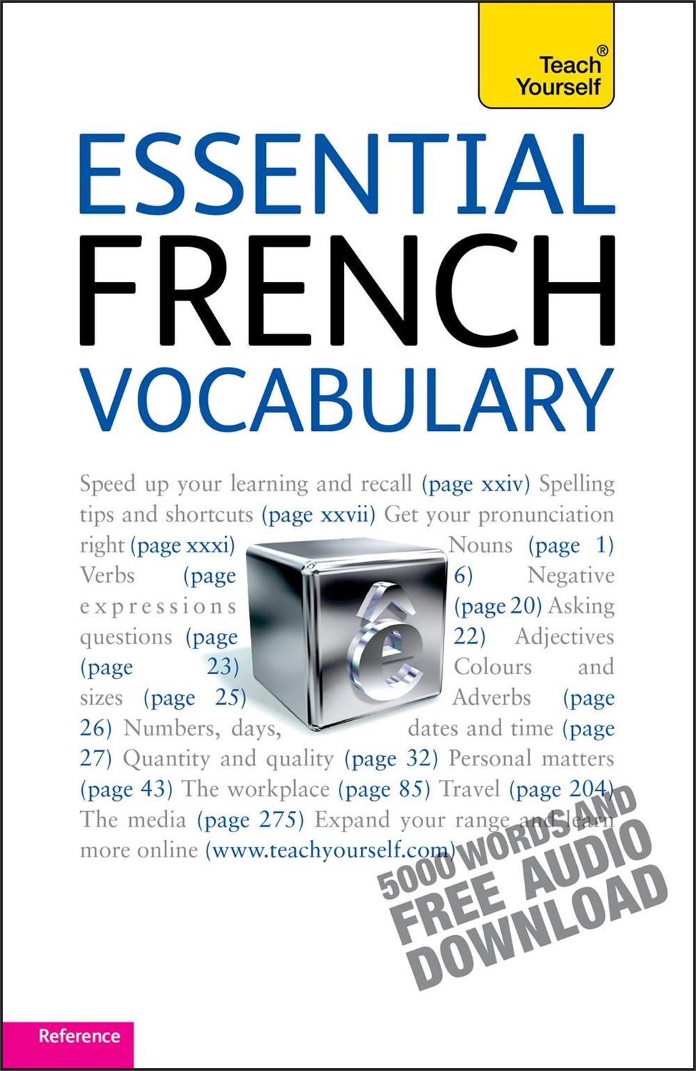 Essential French Vocabulary: Teach Yourself, 9781444103618