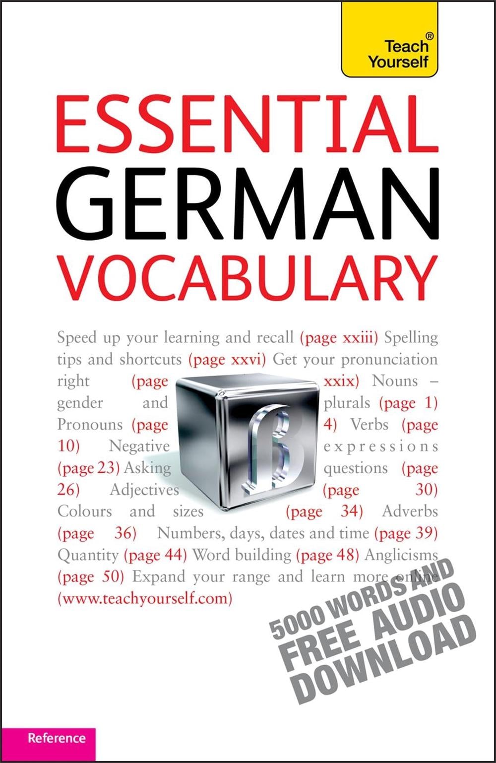Essential German Vocabulary: Teach Yourself by Lisa Kahlen - ISBN: 9781444103649
