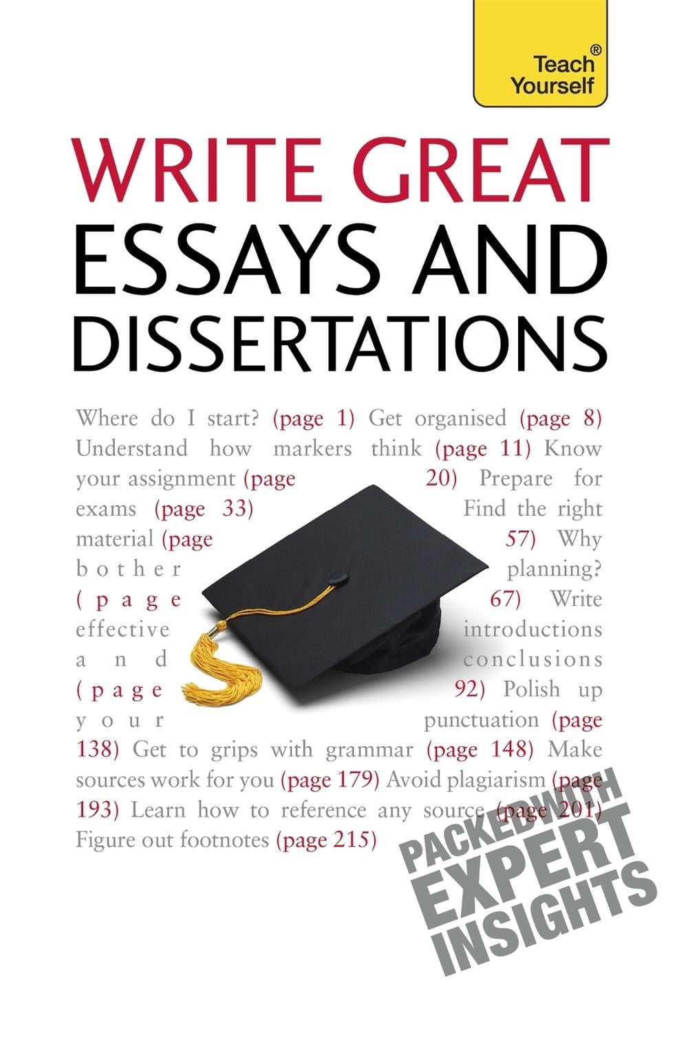 Write Great Essays and Dissertations: Teach Yourself by Hazel Hutchison - ISBN: 9781444105087