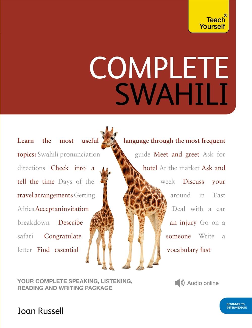 Complete Swahili Beginner to Intermediate Course by Joan Russell - ISBN: 9781444105629