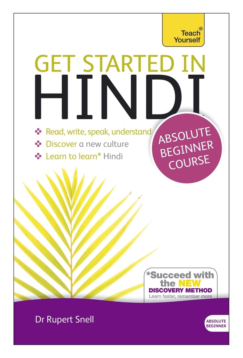 Get Started in Hindi Absolute Beginner Course by Dr Dr Rupert Snell - ISBN: 9781444174687