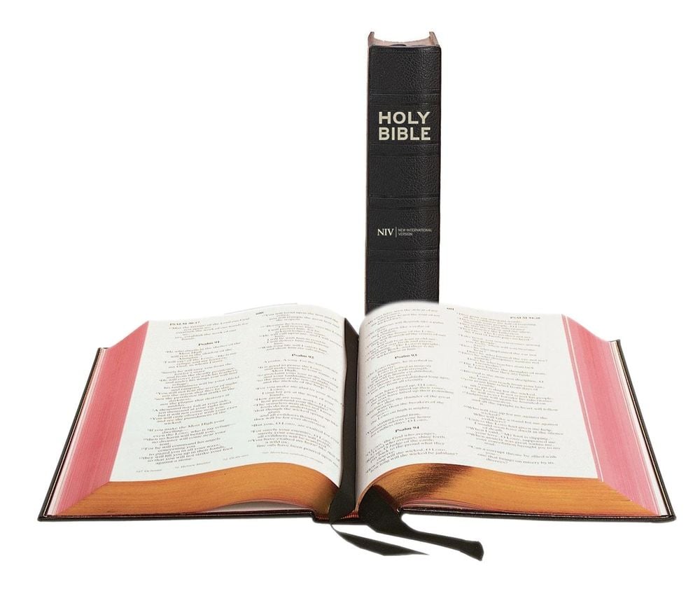 NIV Black Morocco Leather Lectern Bible by New International Version - ISBN: 9781444701999