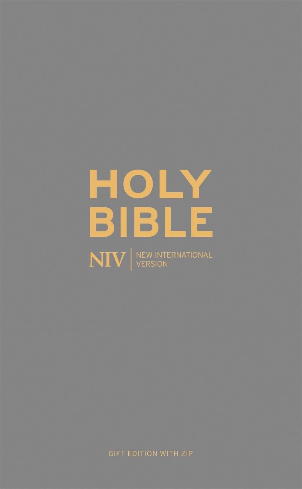 NIV Pocket Charcoal Soft-tone Bible with Zip by New International Version - ISBN: 9781444702910