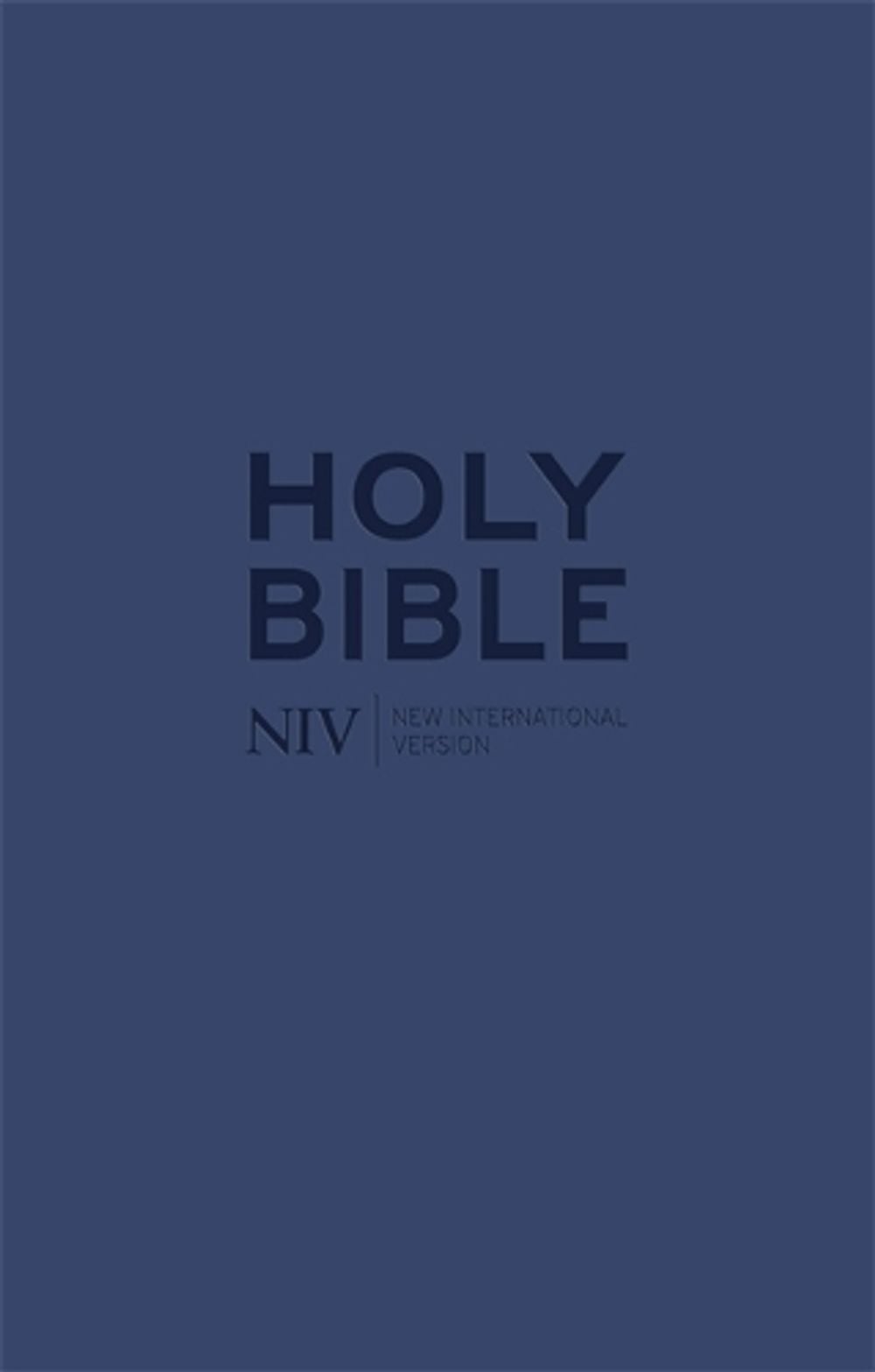 NIV Tiny Navy Soft-tone Bible with Zip by New International Version - ISBN: 9781444794465