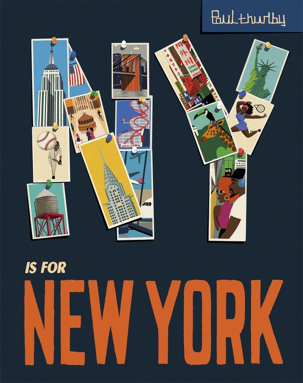 NY is for New York by Paul Thurlby - ISBN: 9781444930702