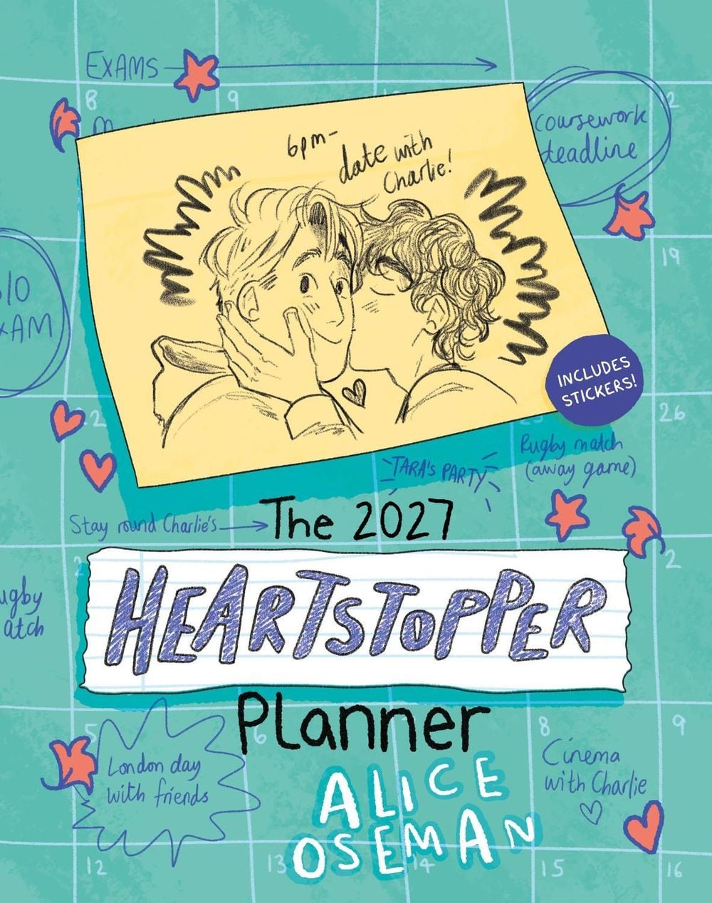 The Heartstopper 2027 Planner by Alice Oseman - ISBN: 9781444986587