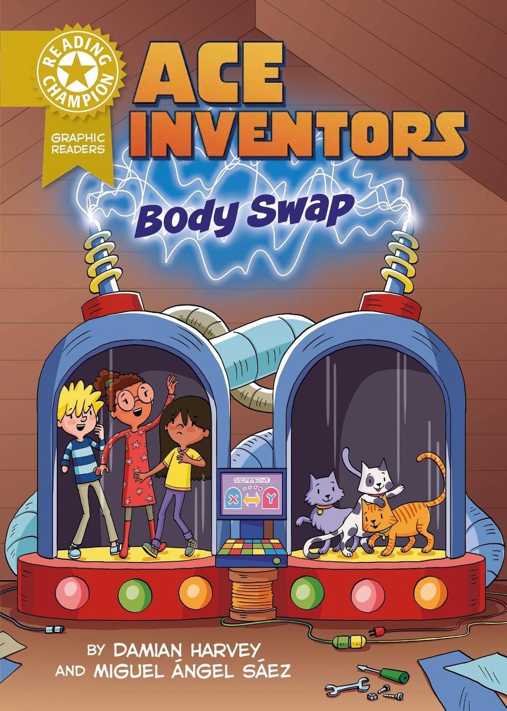 Reading Champion: Graphics: Ace Inventors Inc: Body Swap by Damian Harvey - ISBN: 9781445193885