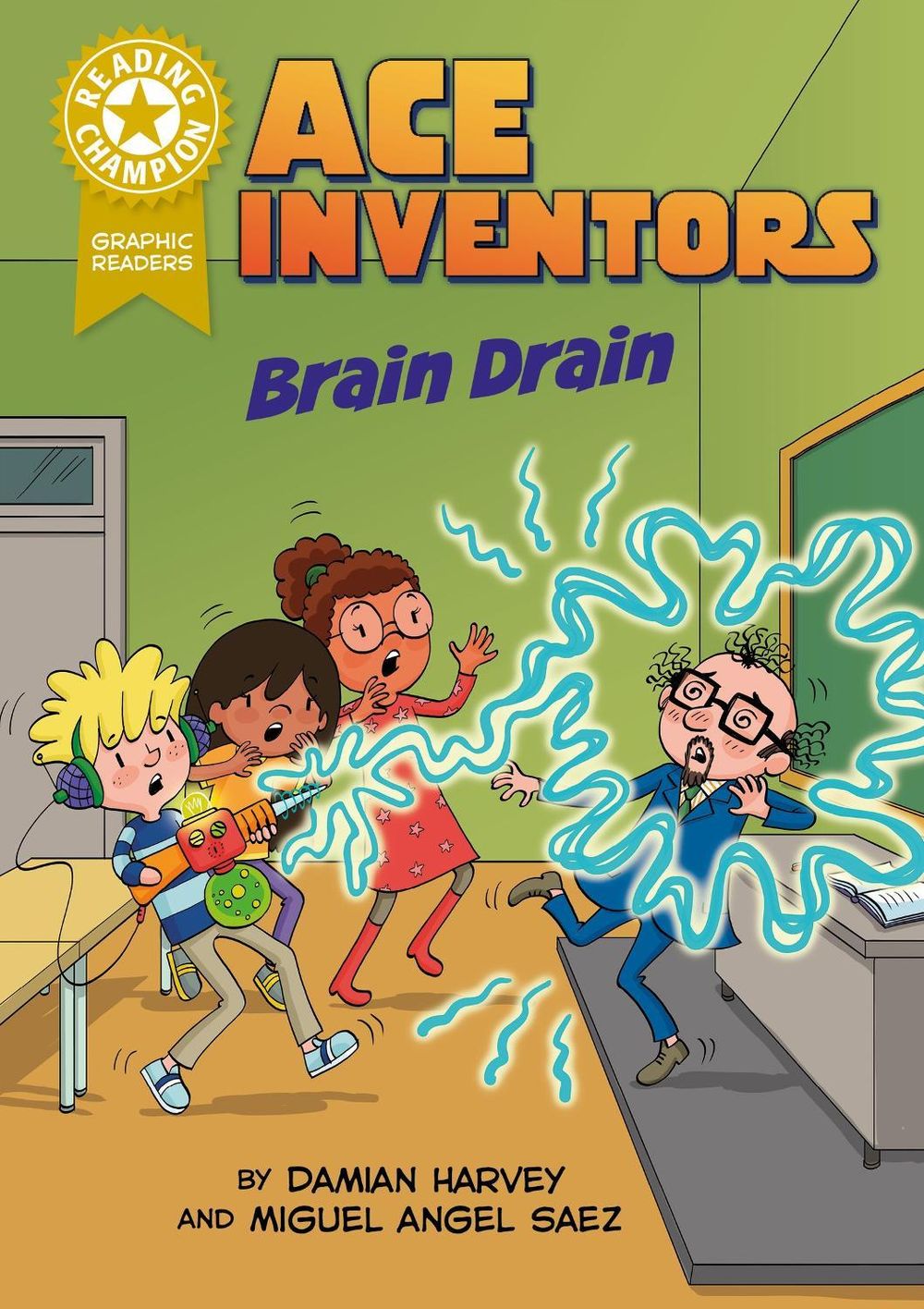 Reading Champion: Graphics: Ace Inventors Inc: Brain Drain by Damian Harvey - ISBN: 9781445193953