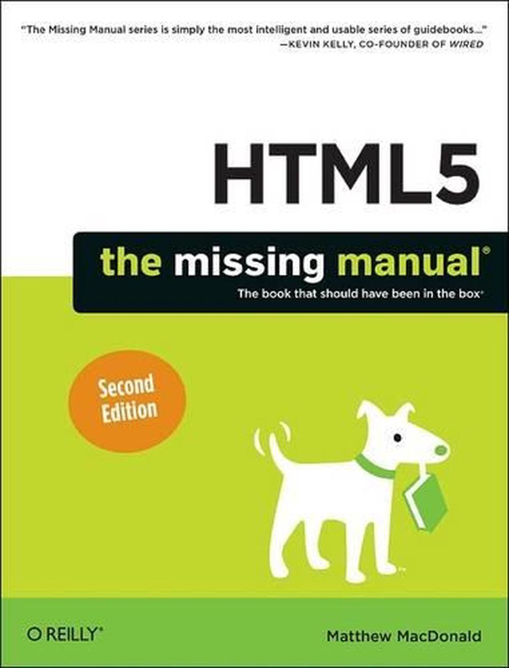 HTML5 by Matthew MacDonald - ISBN: 9781449363260