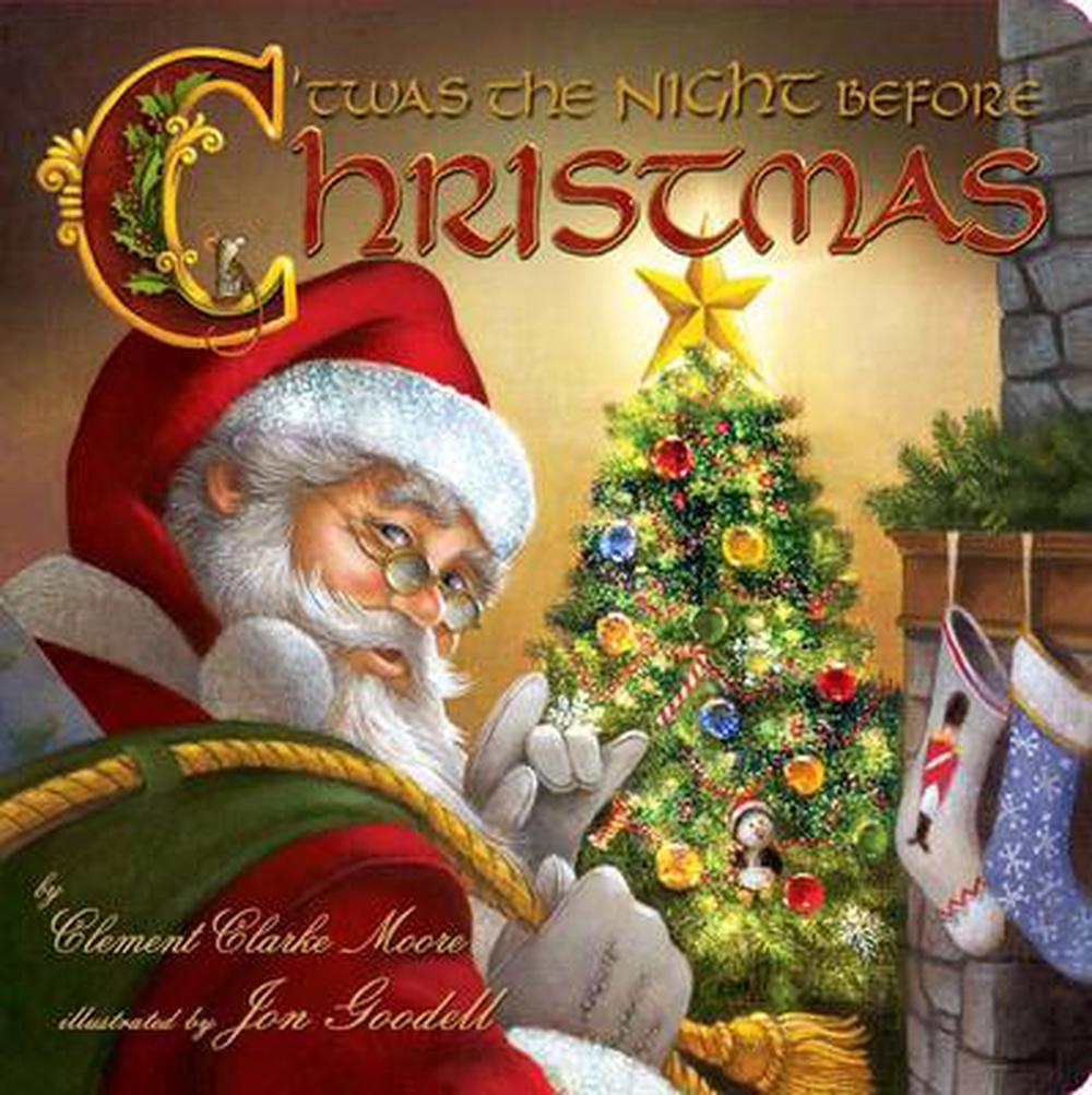 Twas the Night Before Christmas by Clement Clarke Moore, Board Book