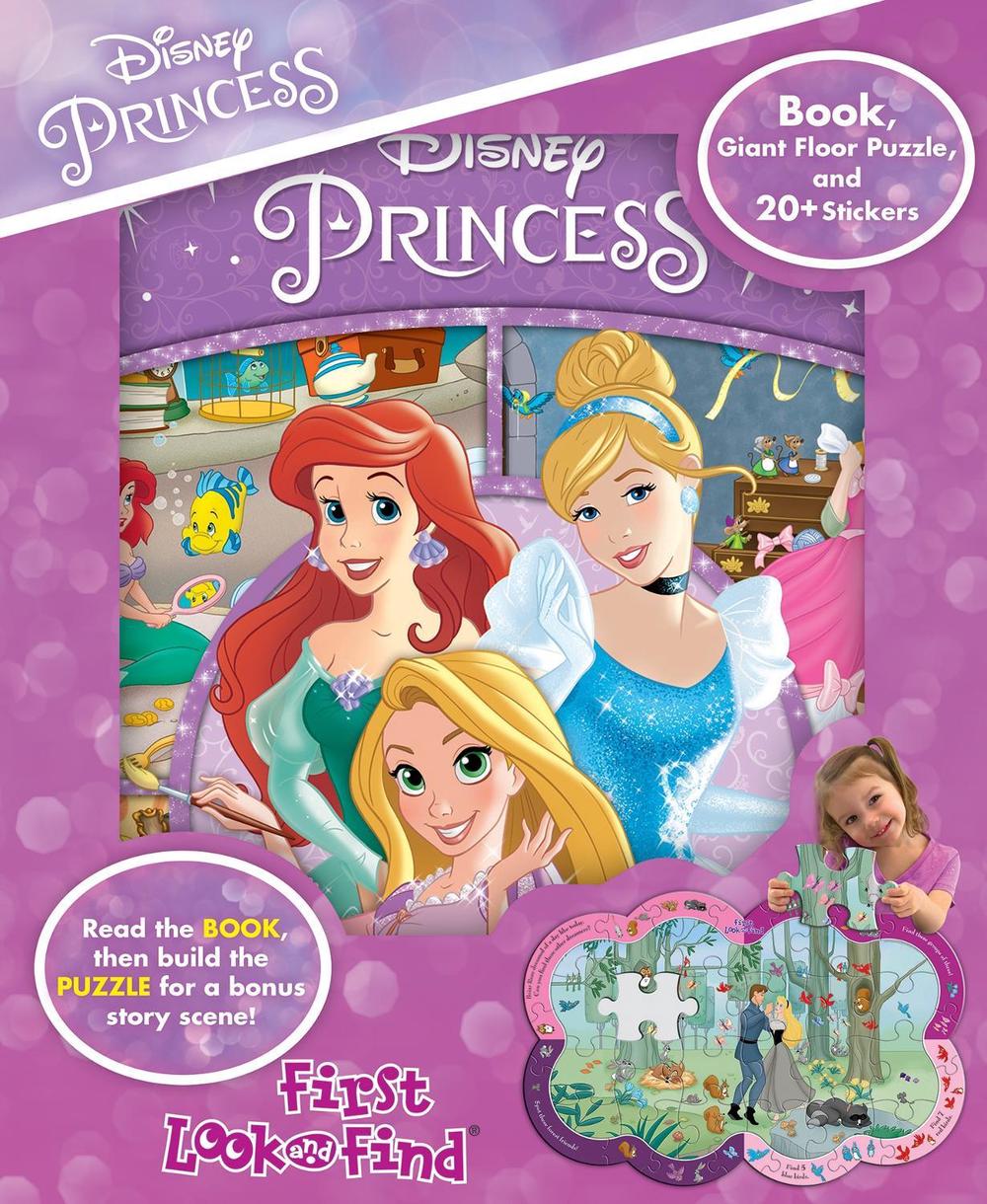 Disney Princess: First Look and Find and Shaped Puzzle Princess Jewels Box Set, 9781450801355