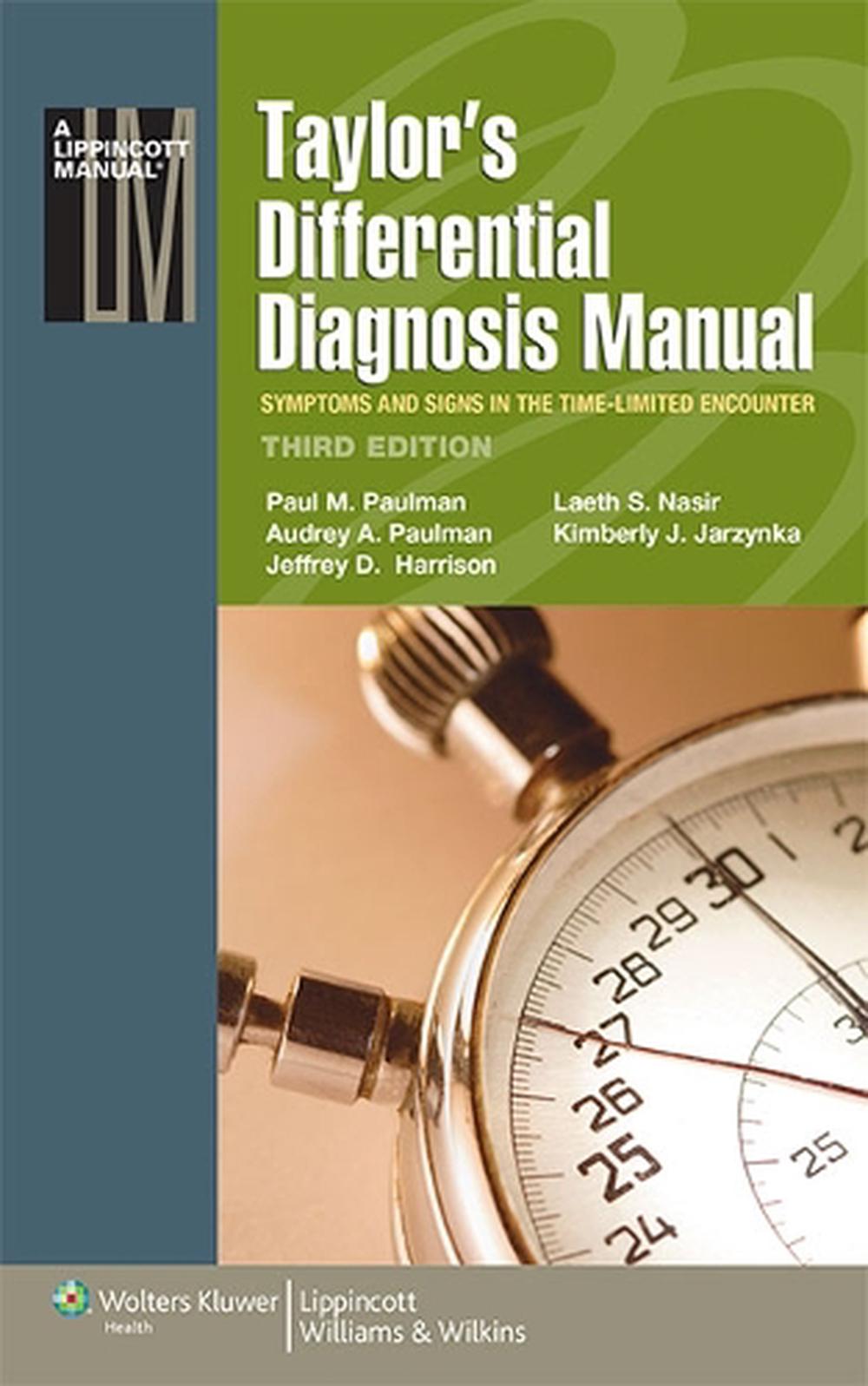 Taylor's Differential Diagnosis Manual, 3rd Edition, 9781451173673