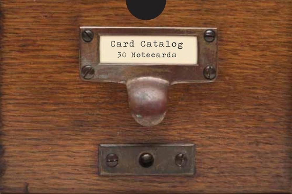 Card Catalog: 30 Notecards, 9781452114323