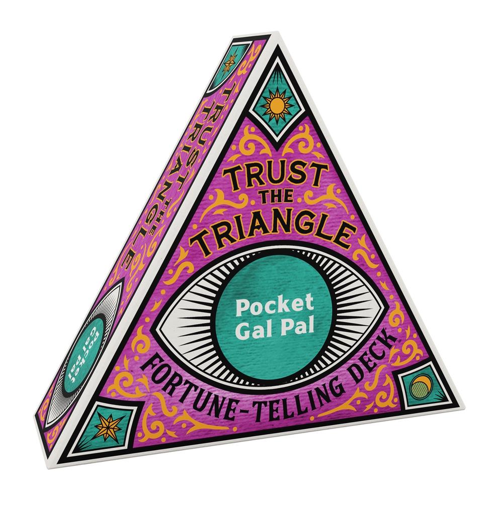 Trust the Triangle Fortune-Telling Deck: Pocket Gal Pal - ISBN: 9781452183923