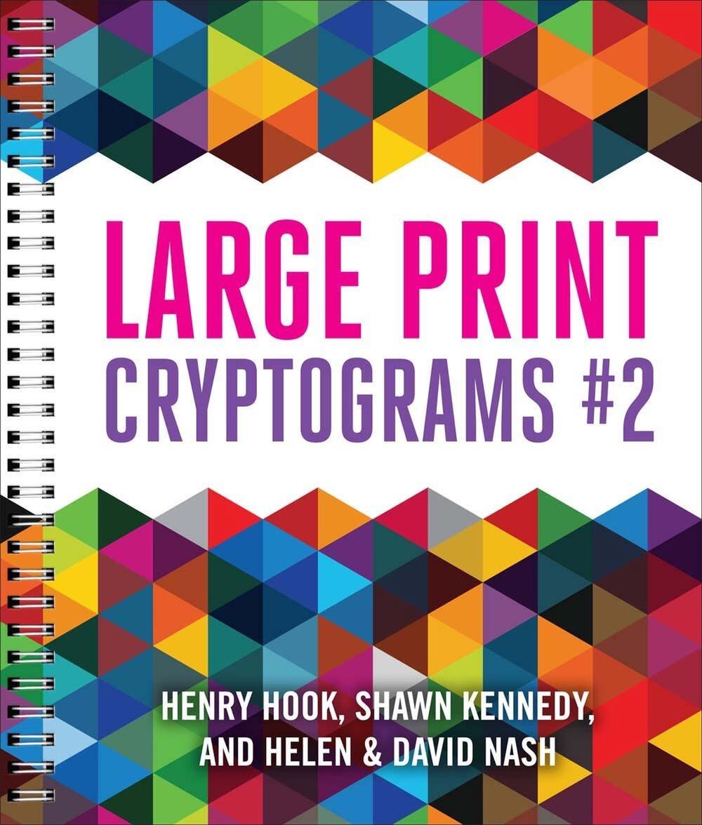 Large Print Cryptograms #2 by Helen Nash - ISBN: 9781454916307