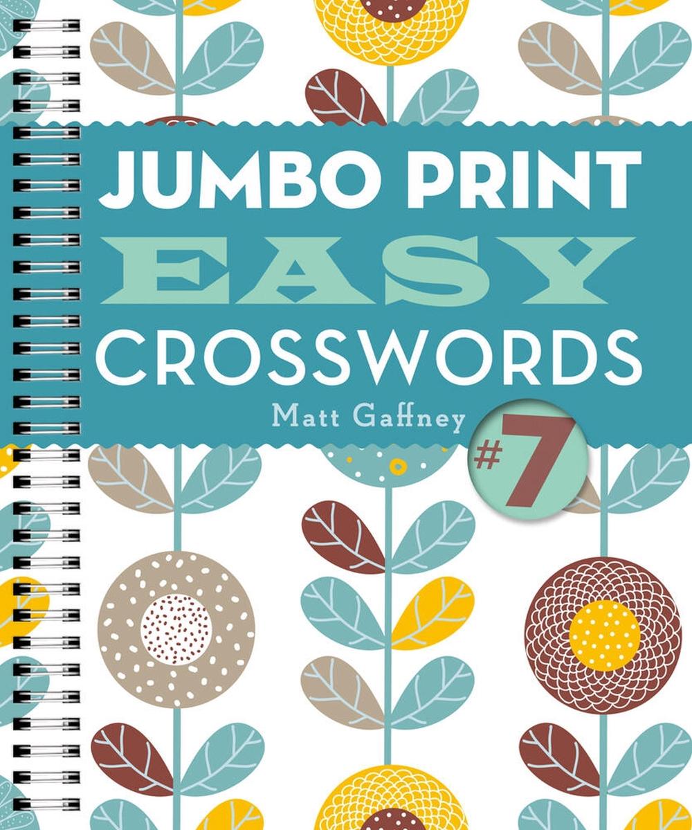 Jumbo Print Easy Crosswords #7, 9781454919001