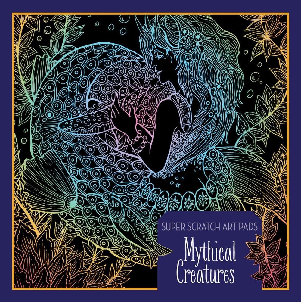 Super Scratch Art Pads: Mythical Creatures by Sterling Children's - ISBN: 9781454925040