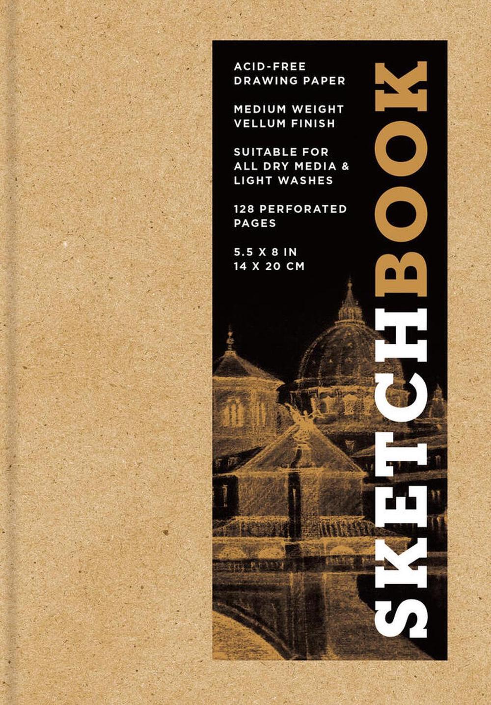 Sketchbook 5.5 x 8" Kraft Hardcover Mixed Media Sketchbook for Drawing by Union Square & Co. - ISBN: 9781454931508