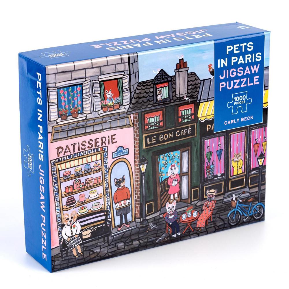 Pets in Paris 1,000-Piece Jigsaw Puzzle, 9781454947738