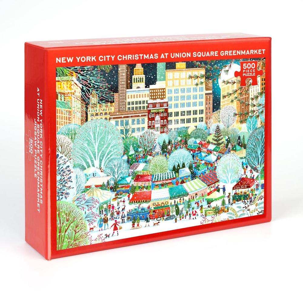 Christmas at Union Square Greenmarket Jigsaw Puzzle by Jo Parry - ISBN: 9781454948209