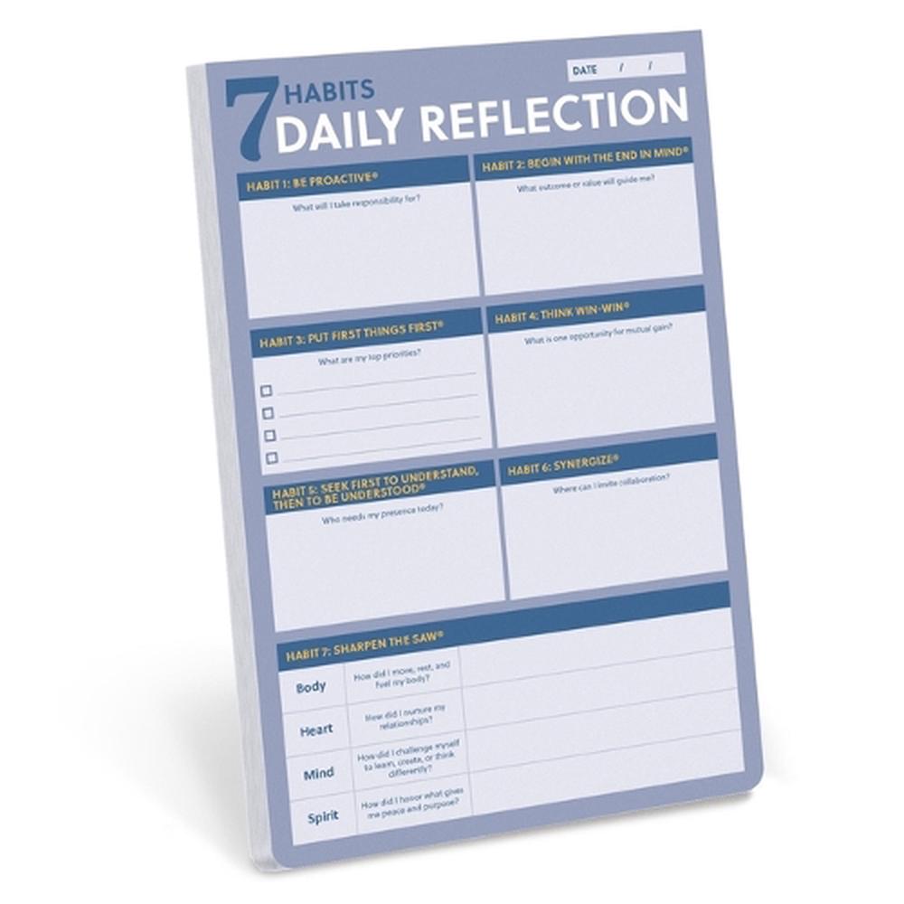 7 Habits Daily Reflection Notepad by Union Square Gift - ISBN: 9781454999430