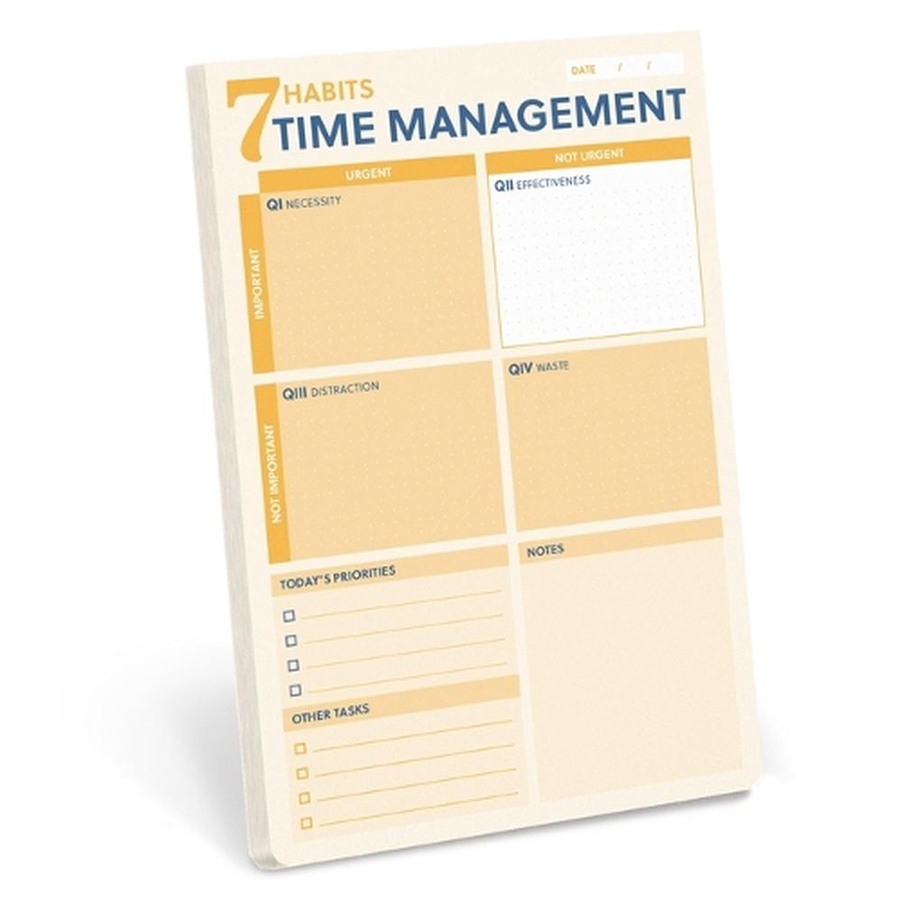 7 Habits Time Management Notepad by Union Square Gift - ISBN: 9781454999478